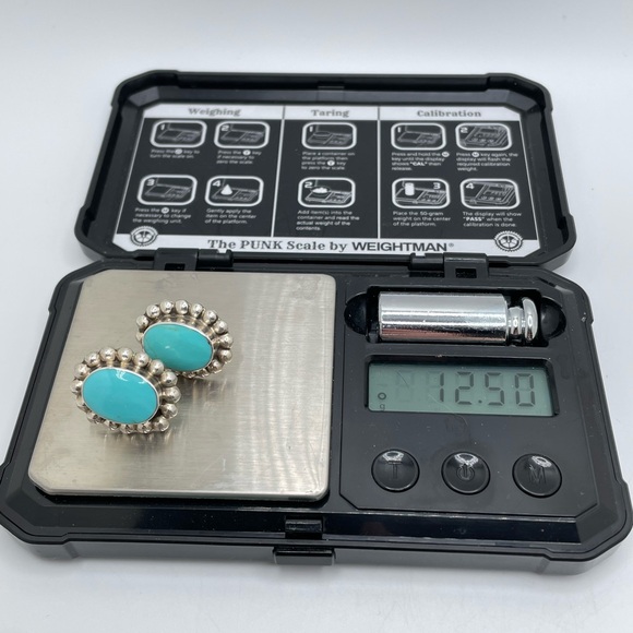 Sterling & Turquoise Earrings! - Picture 5 of 5